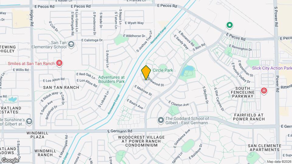 3936 E Blue Sage Rd Mapa y Detalles de la Ubicación