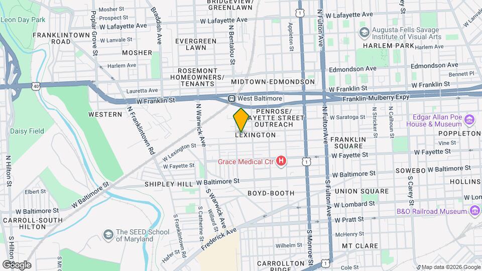 2237 Penrose Ave Map and Location Details