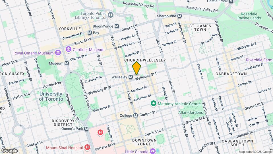 VOX Condos Map and Location Details