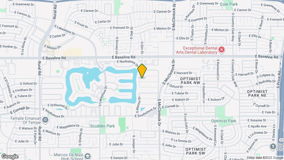 1514 E Weathervane Ln Map and Location Details