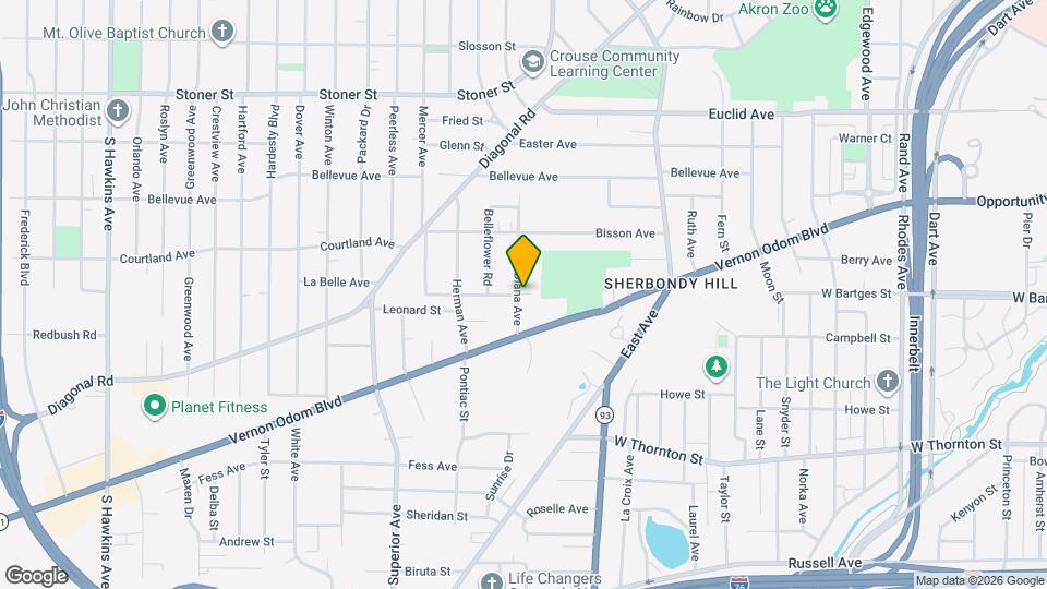 991 Diana Ave Map and Location Details