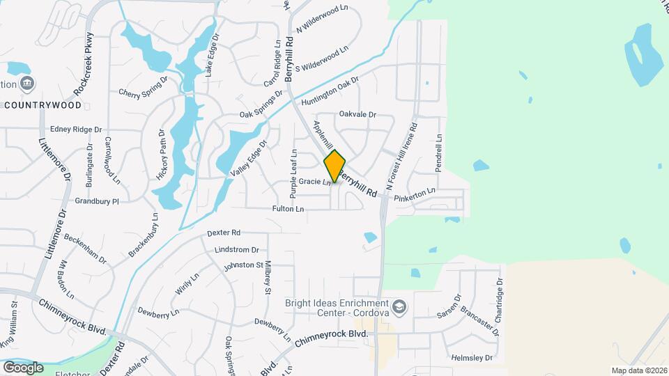 2170 Berry Bush Ln Mapa y Detalles de la Ubicación