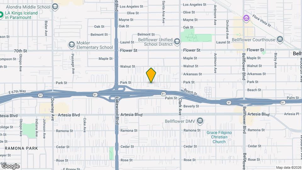 9208 Park St Map and Location Details