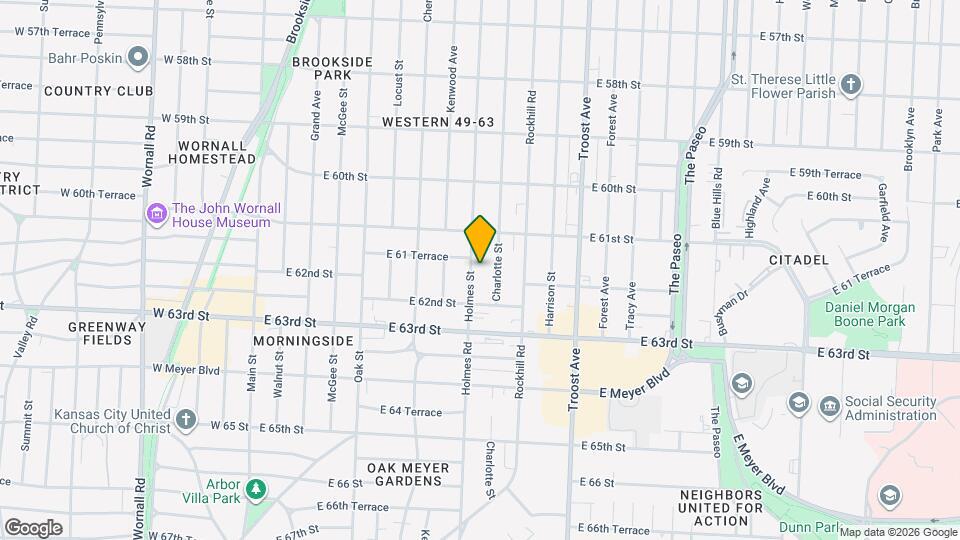6135 Holmes St Map and Location Details