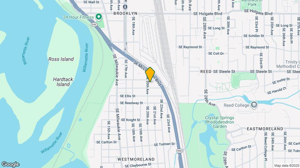 5434 SE 20th Ave Map and Location Details