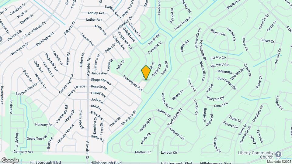 3425 Dryden St Map and Location Details