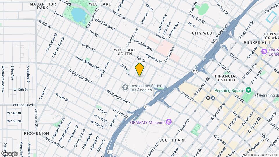 1247 W 8th St Map and Location Details