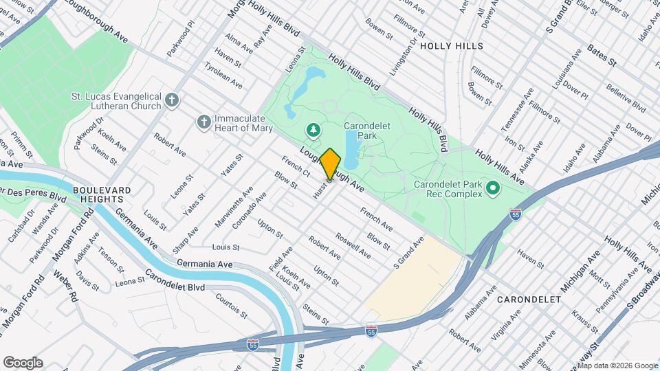 6926 Hurst Ct Map and Location Details