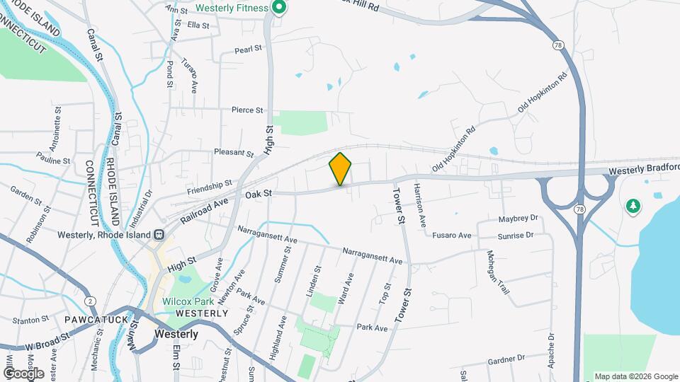 55 Oak St Map and Location Details