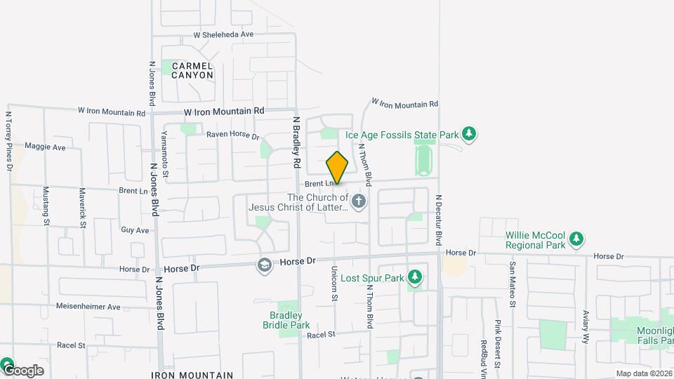 8558 N Burning Bridge Ct Mapa y Detalles de la Ubicación