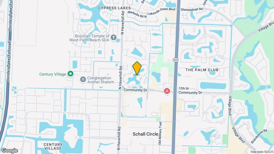 4791 Via Palm Lakes Map and Location Details