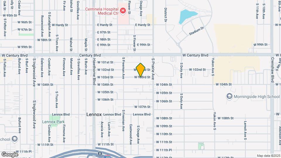 4052 W 103rd St Map and Location Details