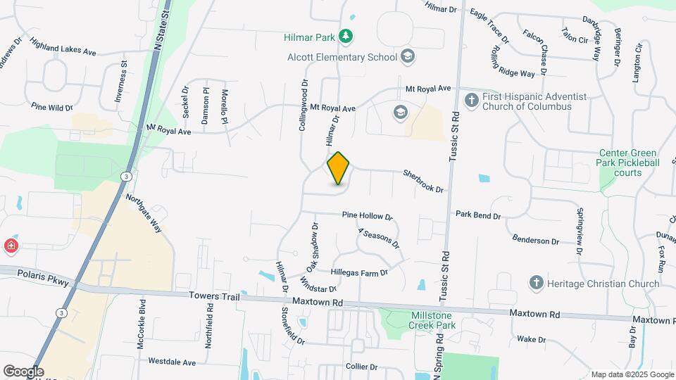6803 Brookstone Dr Map and Location Details