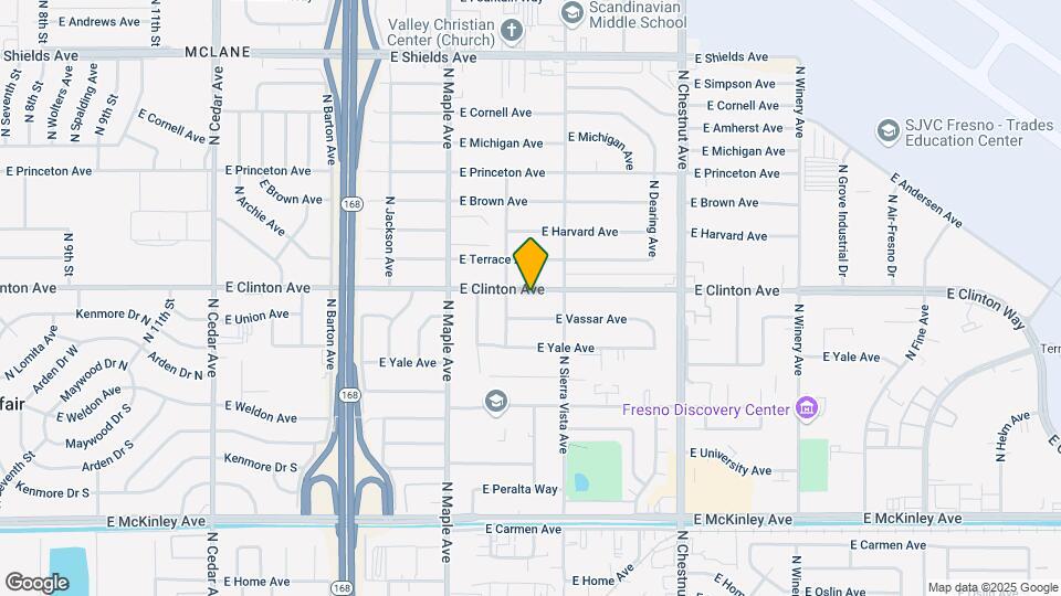 4676 E Clinton Ave Map and Location Details