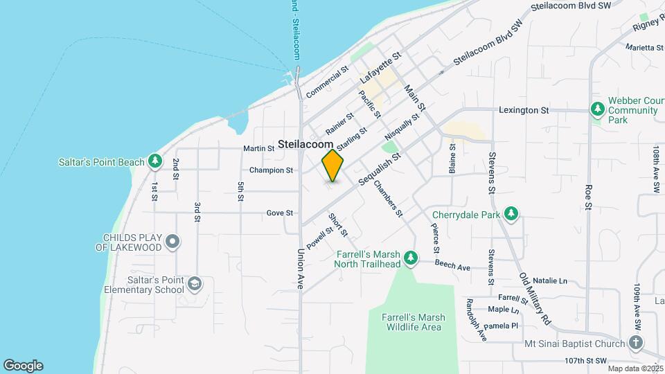 1202 Nisqually St Map and Location Details