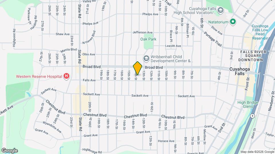 1923 14th St Map and Location Details