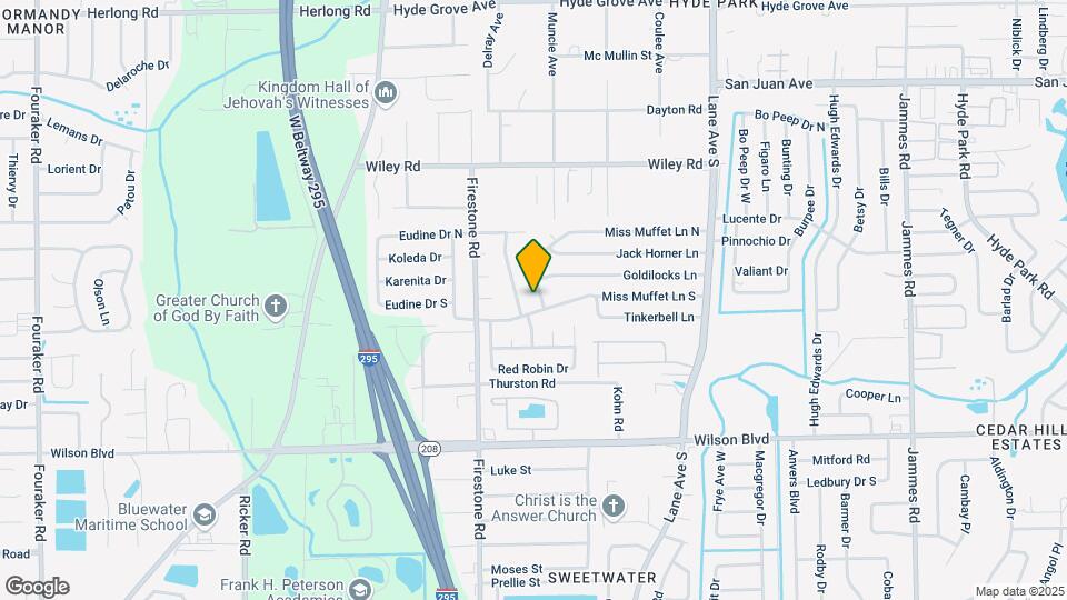 2428 Miss Muffet Ln W Map and Location Details