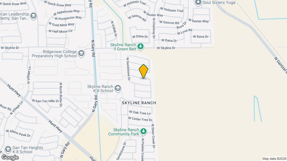 725 W Desert Basin Dr Map and Location Details