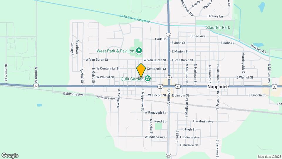 401 W Walnut St Mapa y Detalles de la Ubicación