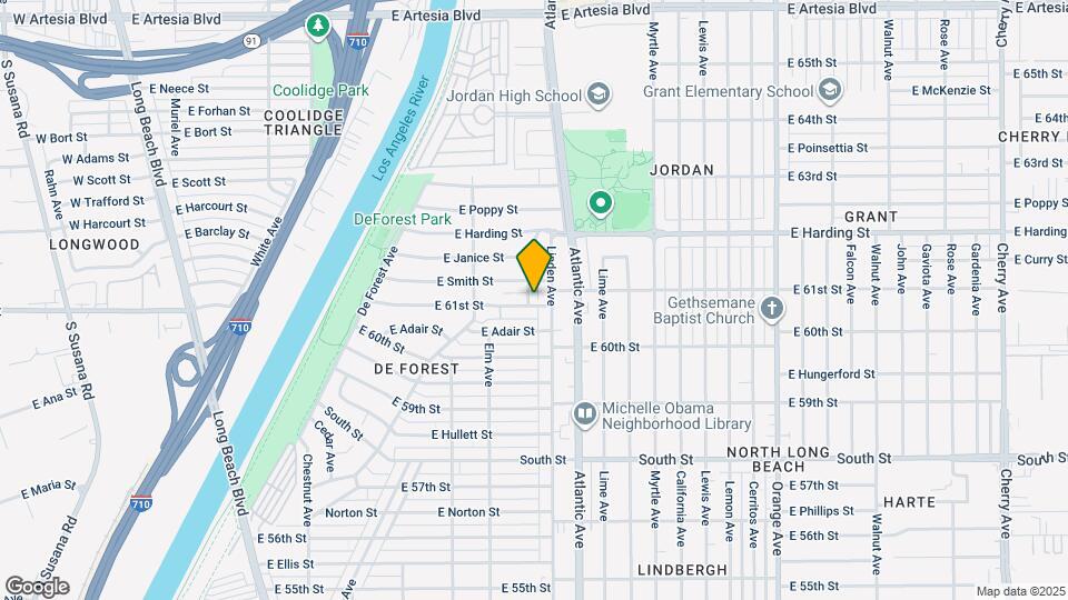 475 E 61st St Map and Location Details