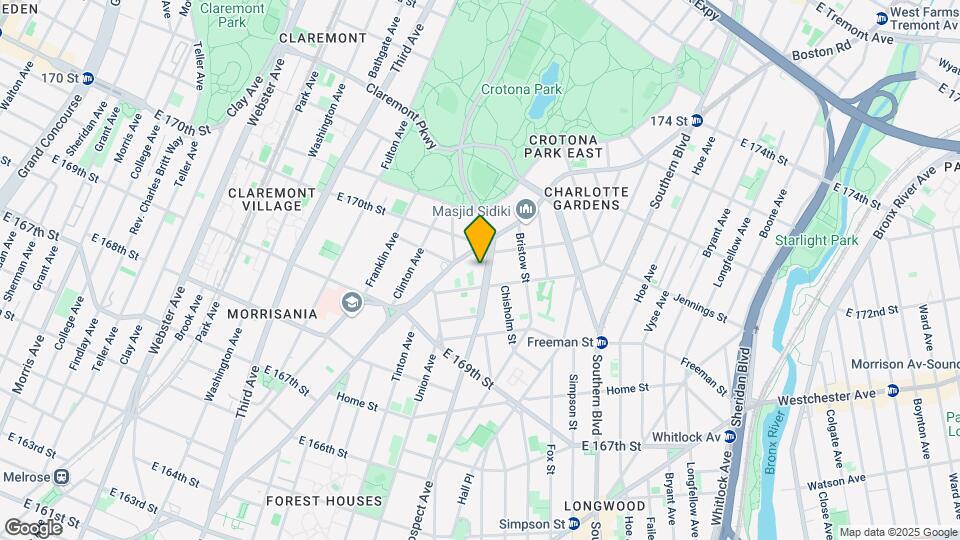 1421 Prospect Ave Mapa y Detalles de la Ubicación