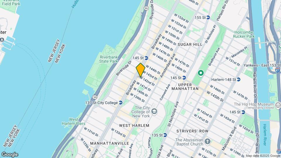 548 W 142nd St Map and Location Details