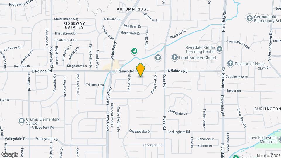 4197 Oak Valley Dr Map and Location Details