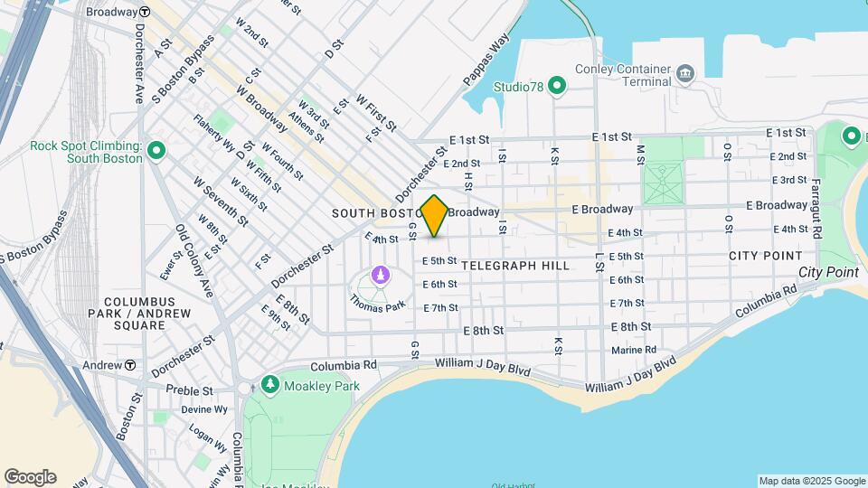 539 E 4th St, Unit 1 Map and Location Details