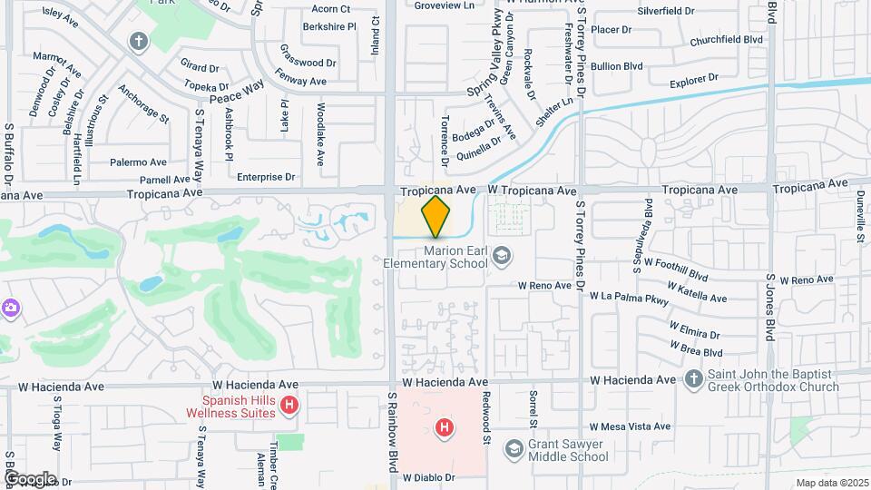 5016 S Rainbow Blvd Map and Location Details