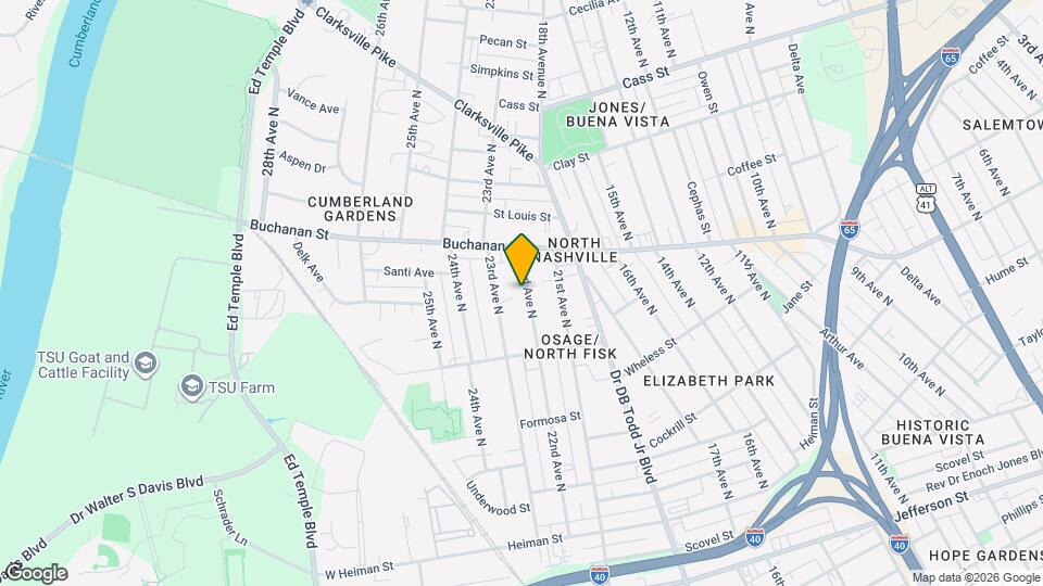 1737 22nd Ave N Mapa y Detalles de la Ubicación