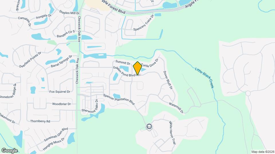 2953 Golden Pond Blvd Mapa y Detalles de la Ubicación