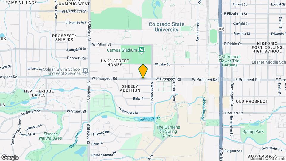 621 W Prospect Rd Map and Location Details