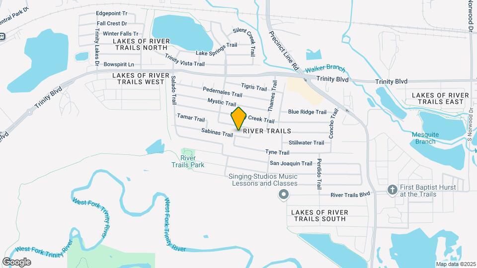 8805 Sabinas Trail Map and Location Details