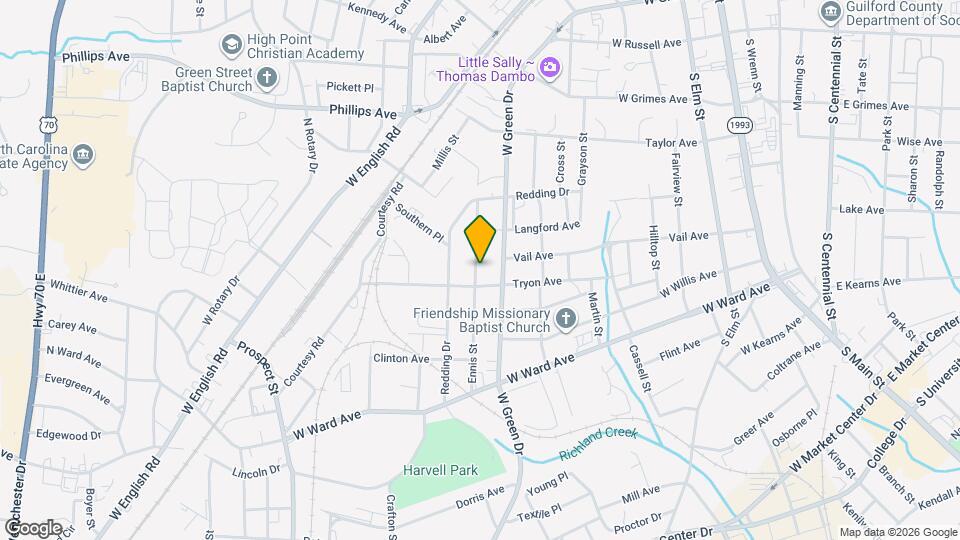 337 Ennis St Map and Location Details