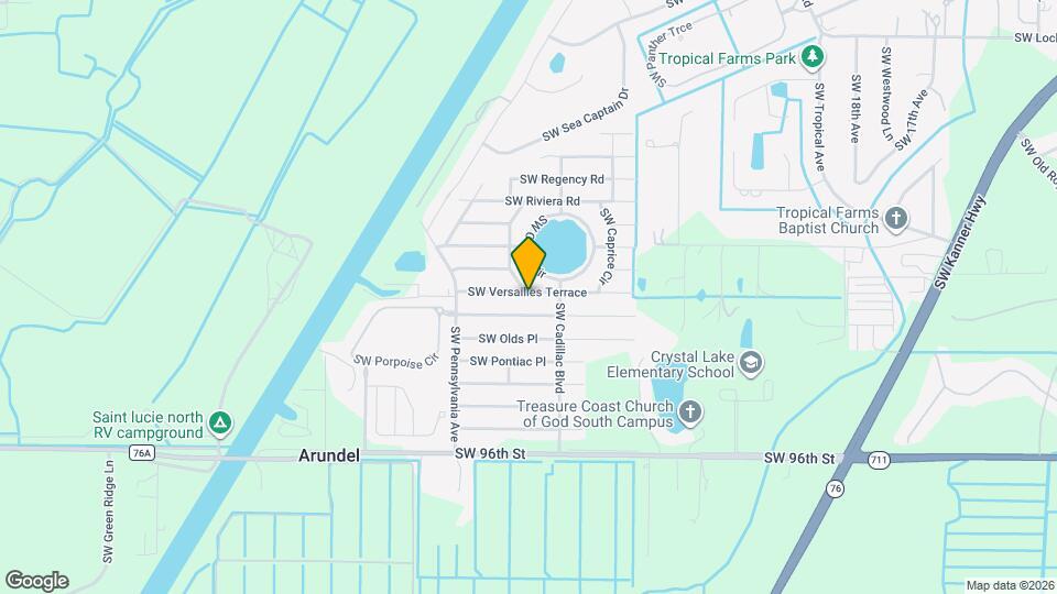 2698 SW Versailles Terrace Map and Location Details