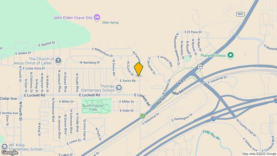 3885 N Fanning Dr Map and Location Details