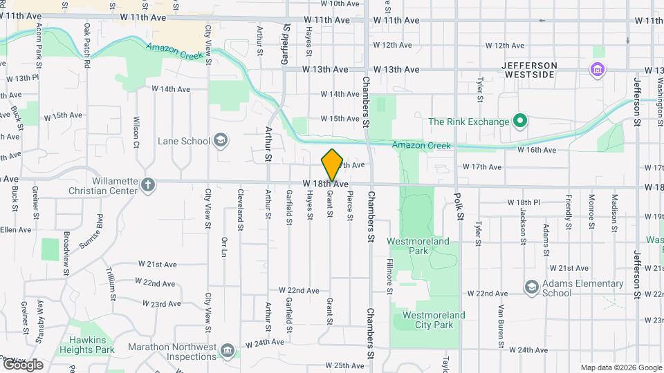 1794 W 18th Ave Map and Location Details