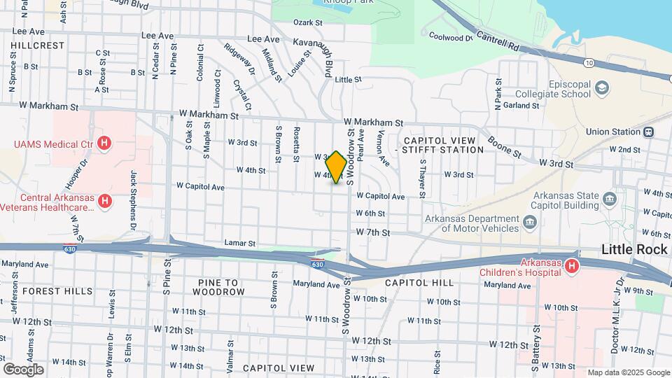 2918 W Capitol Ave Map and Location Details
