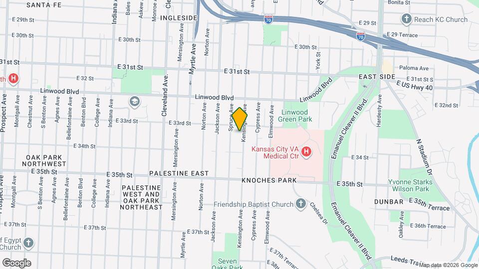 3314 Kensington Ave Map and Location Details