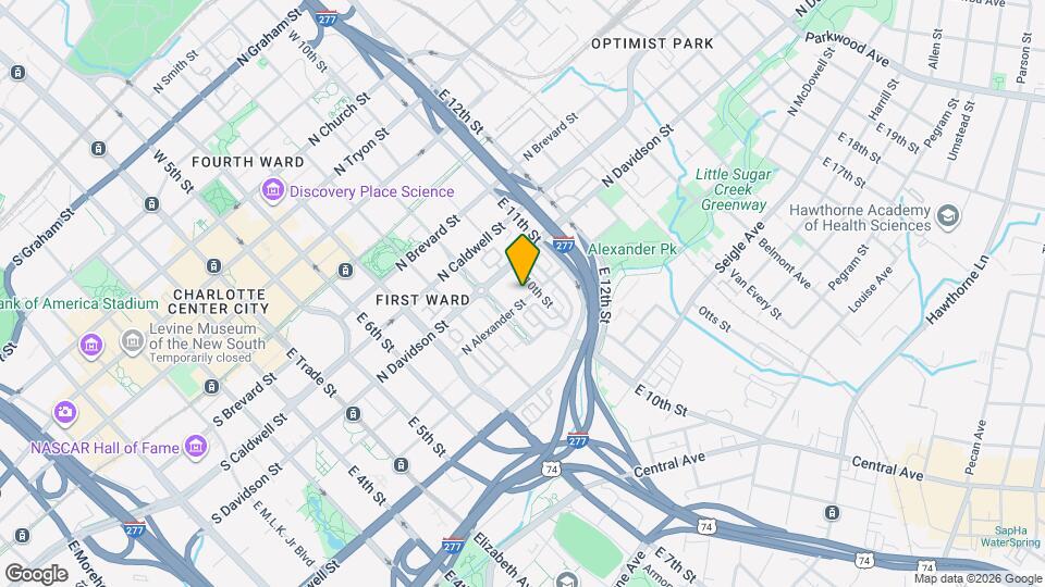 635 N Alexander St Map and Location Details