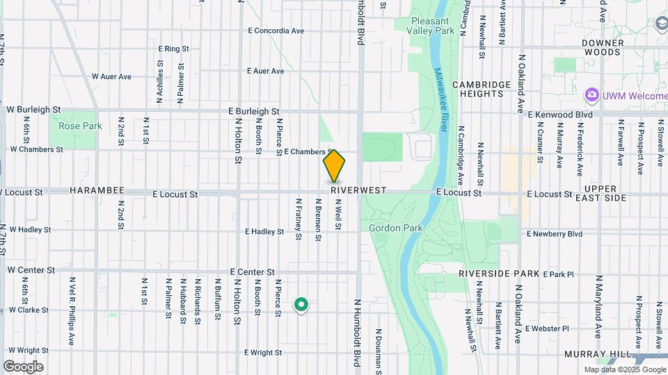 928 E Locust St Map and Location Details