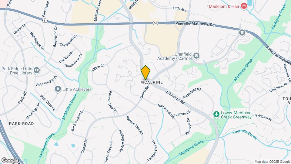 10917 Harrowfield Rd, Unit 2 BR Furnished Condo Map and Location Details