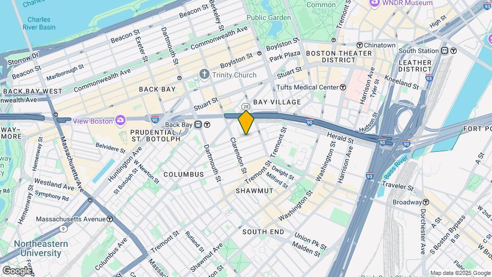 68 Chandler St, Unit 2 Map and Location Details