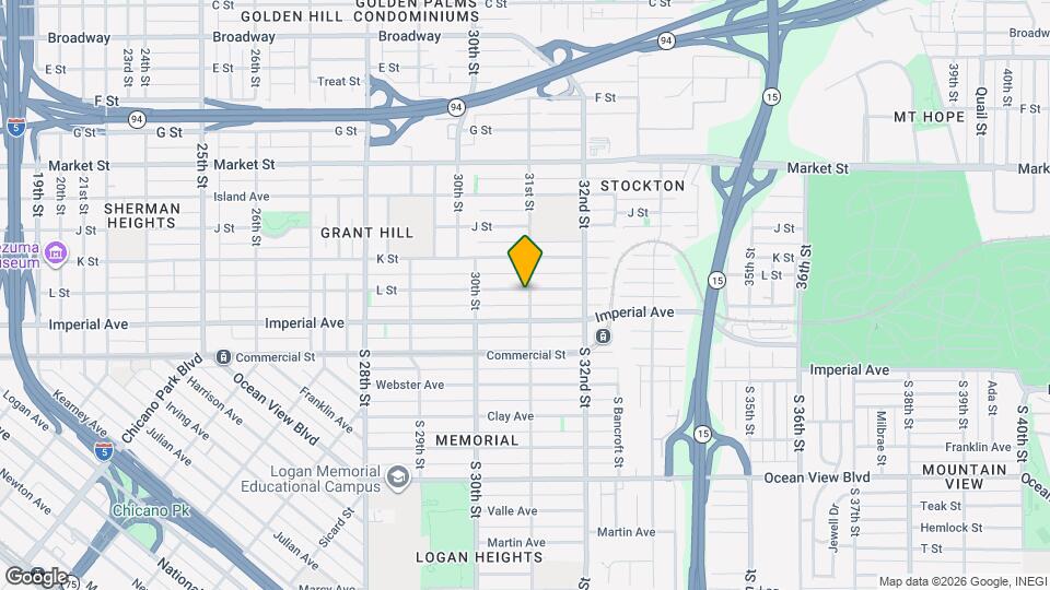 3095 L St Map and Location Details