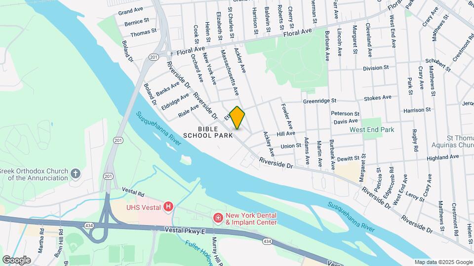 337 Riverside Dr, Unit B Map and Location Details