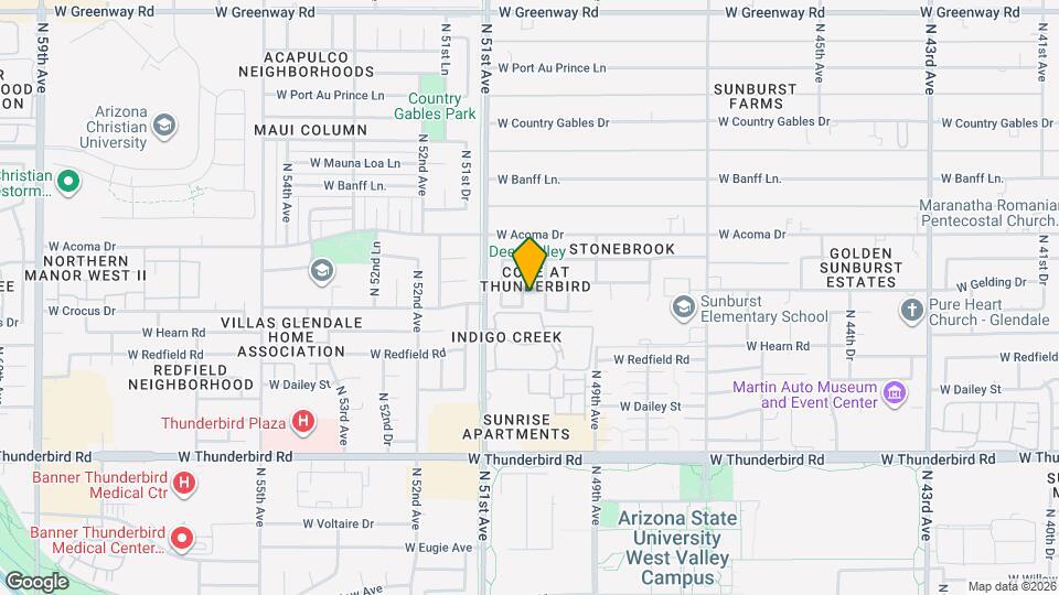 14239 N 50th Dr Map and Location Details