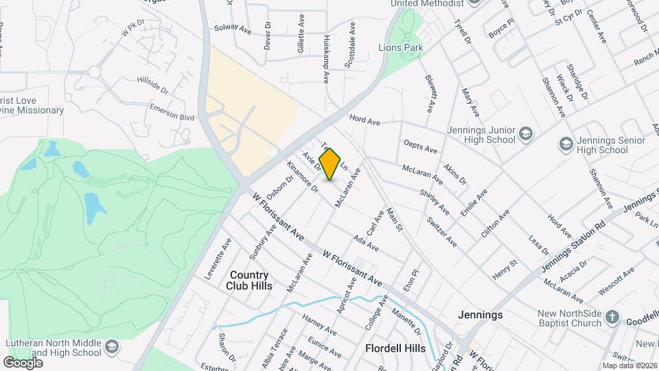 2616 Avie Dr Map and Location Details