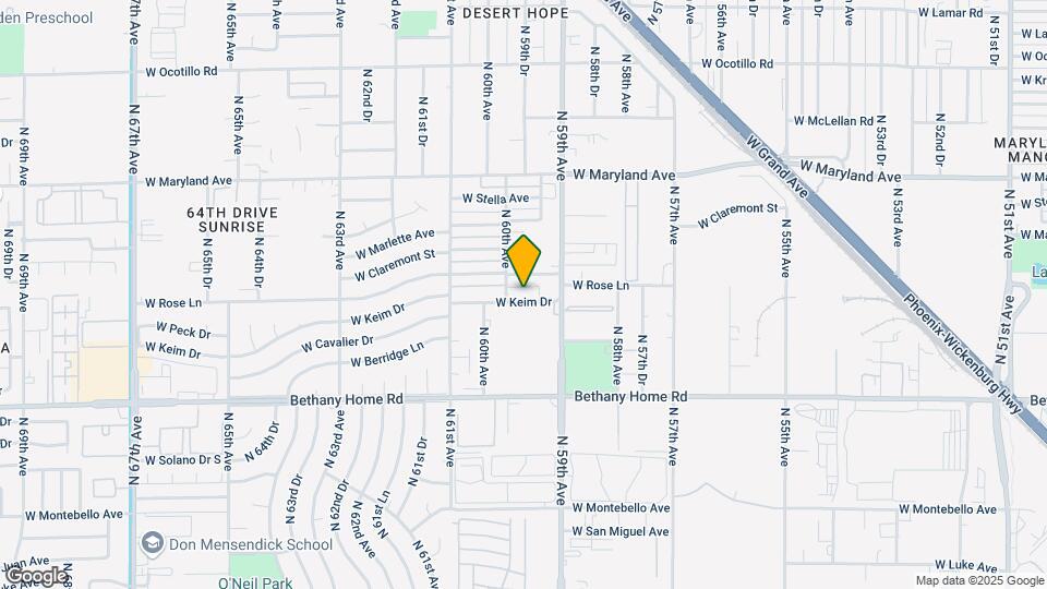 5932 W Keim Dr Map and Location Details