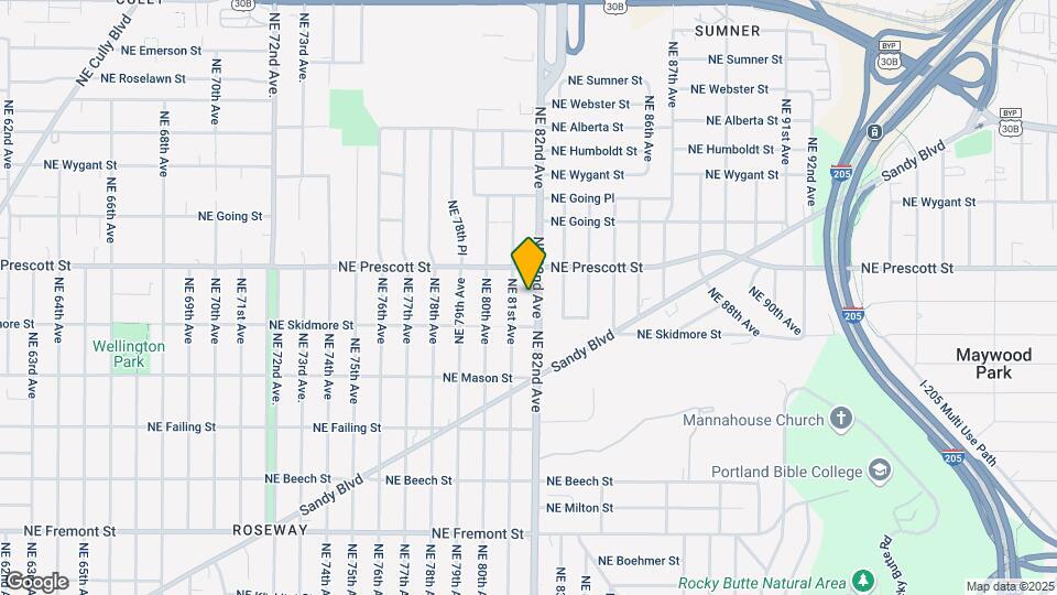 4405 NE 82nd Ave Map and Location Details