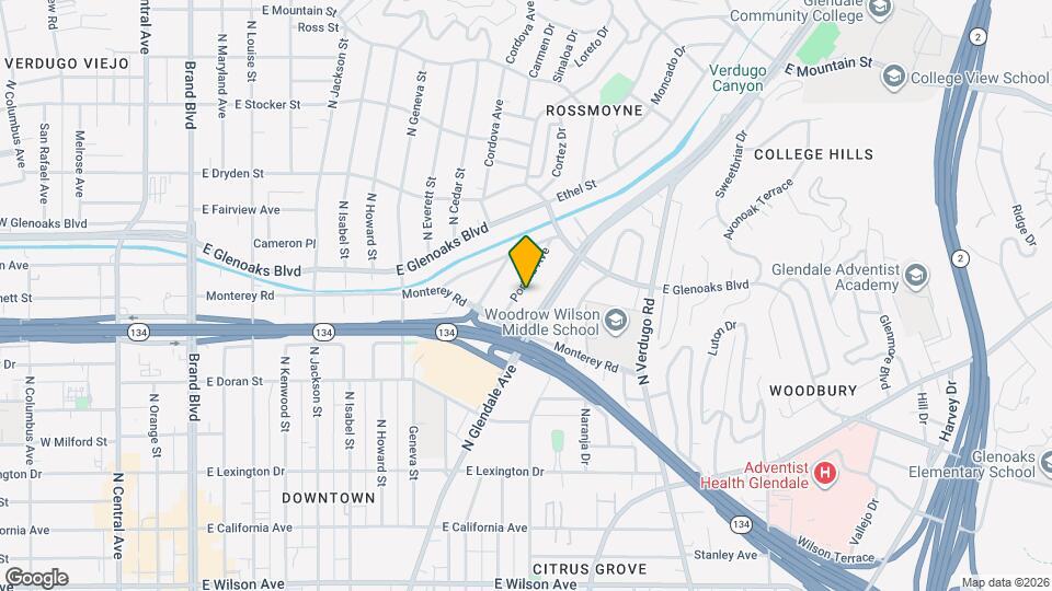 730 Portola Ave Mapa y Detalles de la Ubicación